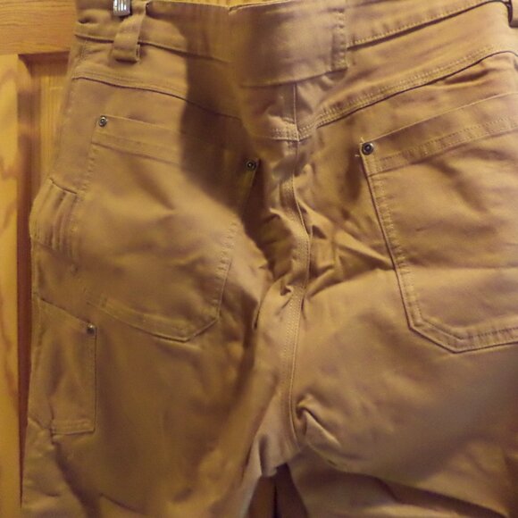 DULUTH TRADING CO. CARPENTER PANTS Style: Flex Fire Hose-Color: Khaki Size:36/32 - Picture 11 of 11